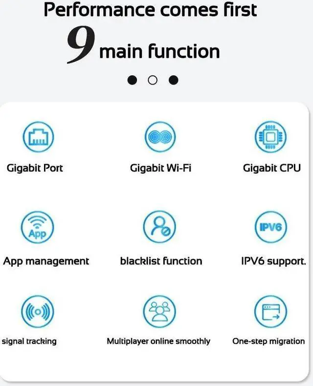 Alt view image 3 of 7 - : NDUP High-Speed Wireless Router - 1000Mbps Qualcomm/5G Baseband, Dual-Module AP Architecture with MARvEi & MEDIATEK, Versatile SIM Card & Network Cable Connectivity, Supports 32 Devices, 100m Ra