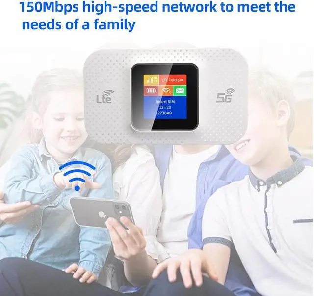Alt view image 2 of 7 - NDUP H807PRO Wireless Router - High-Speed 4G/3G Connectivity, Supports 802.11 b/g/n, Built-in Antenna, 3650mAh Battery, Compact and Lightweight Design