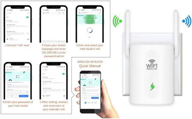 Alt view image 4 of 7 - NDUP Wireless Network Adapter 300Mbps ABS+PC Material - IEEE 802.11 b/g/n, 2.4GHz,  White, Integrated Antenna, Easy Installation, Supports WPA2/WPA/WEP Encryption