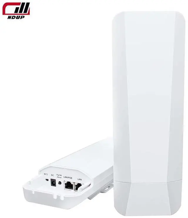 Main image of NDUP Wireless AP/Bridge MWS-BS900M with MT7621AT+MT7612EN Chip, 128MB Memory, 900Mbps Max Rate, Dual 10/100/1000Mbps Ethernet Ports, Built-in 14dBi Antenna, 5.8GHz Frequency Band