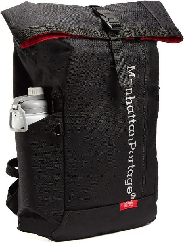 Main image of MANHATTAN PORTAGE REFLECTIVE PACE LAPTOP BACKPACK, 18 INCHES LAPTOP BACKPACK, 18-INCH LAPTOP BACKPACK WITH ADJUSTABLE STRAPS AND SPACIOUS COMPARTMENT, BLACK