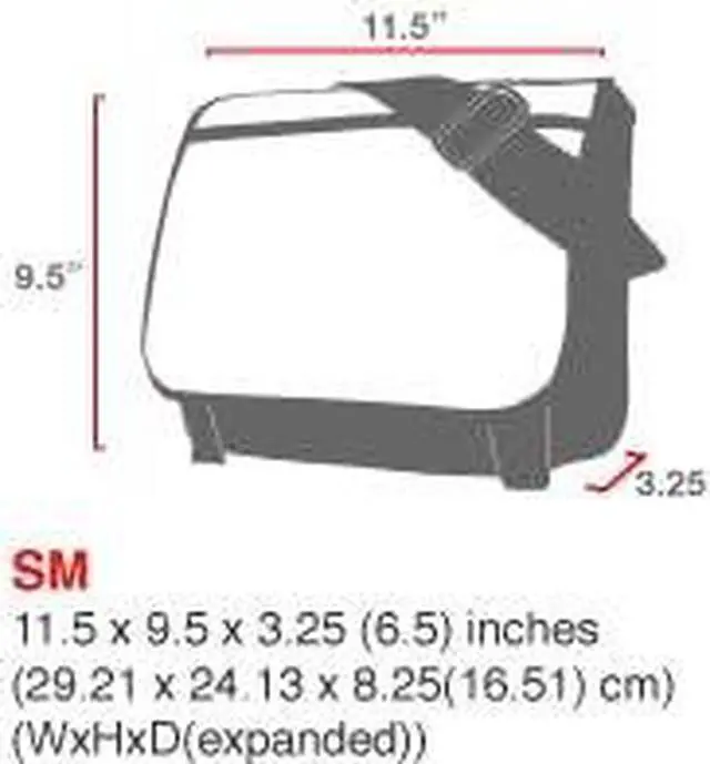 Alt view image 3 of 5 - Manhattan Portage Europa Laptop Messenger Bag, Laptop Bag with Zipper and Compartments, Everyday Carry 11 inches Laptop Messenger Bag for Men & Women, Olive.