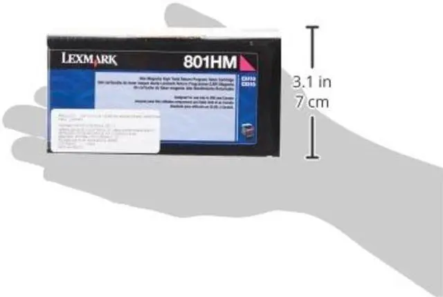 Alt view image 2 of 2 - Lexmark 80C1HM0 Magenta High Yield Return Program Toner