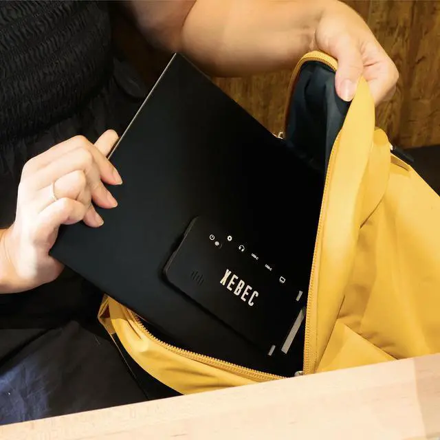 Alt view image 4 of 5 - Xebec SoloScreen 15.6" Portable Monitor for Laptops - Full HD 1920x1080, Ultra-Thin Aluminum, Plug and Play, Horizontal & Vertical Orientation