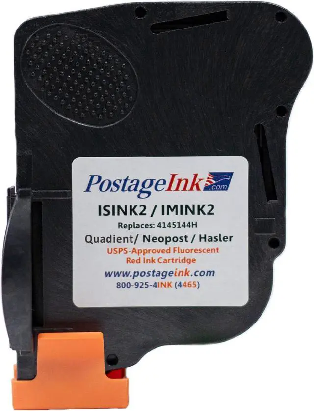 Alt view image 2 of 5 - PostageInk.com ISINK2 / IMINK2 / Sure.Jet # 4145144H Non-OEM Ink Cartridge Replacements for IS280 and IM280 Machines, Pack of 2