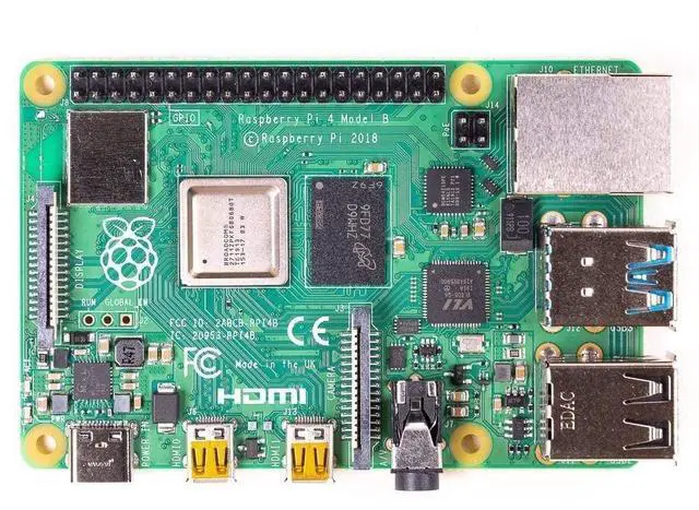 Alt view image 3 of 5 - Raspberry Pi 4 Computer Model B 8GB Single Board Computer Suitable for Building Mini PC/Smart Robot/Game Console/Workstation/Media Center/Etc.