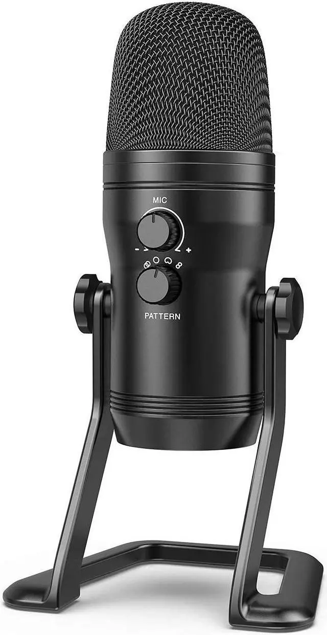 Alt view image 2 of 5 - FIFINE USB Studio Recording Microphone Computer Podcast Mic for PC, PS4, Mac with Mute Button & Monitor Headphone Jack, Four Pickup Patterns for Vocals YouTube Streaming Gaming ASMR Zoom-Class (K690)