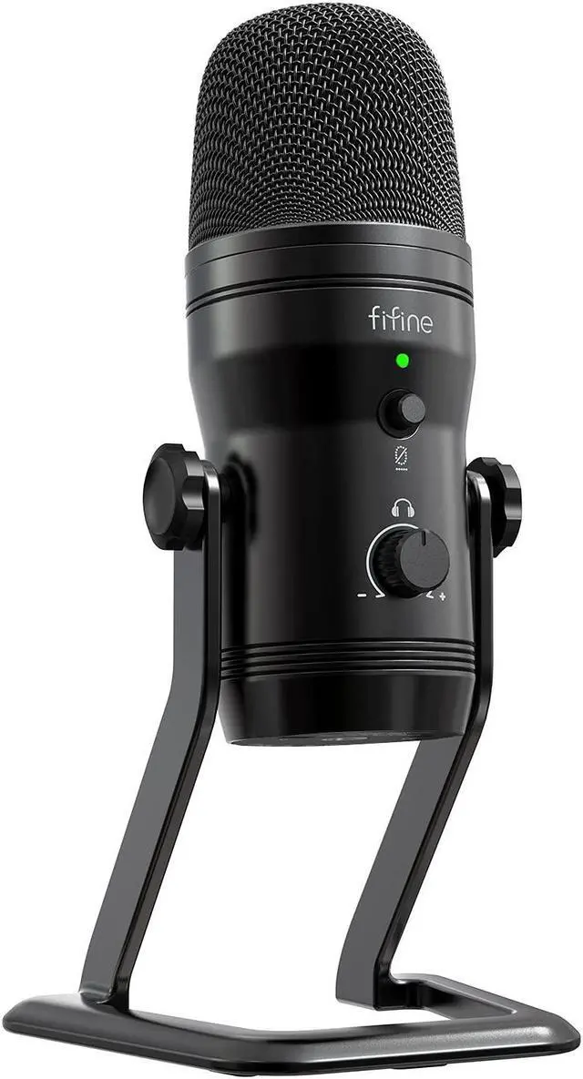 Main image of FIFINE USB Studio Recording Microphone Computer Podcast Mic for PC, PS4, Mac with Mute Button & Monitor Headphone Jack, Four Pickup Patterns for Vocals YouTube Streaming Gaming ASMR Zoom-Class (K690)
