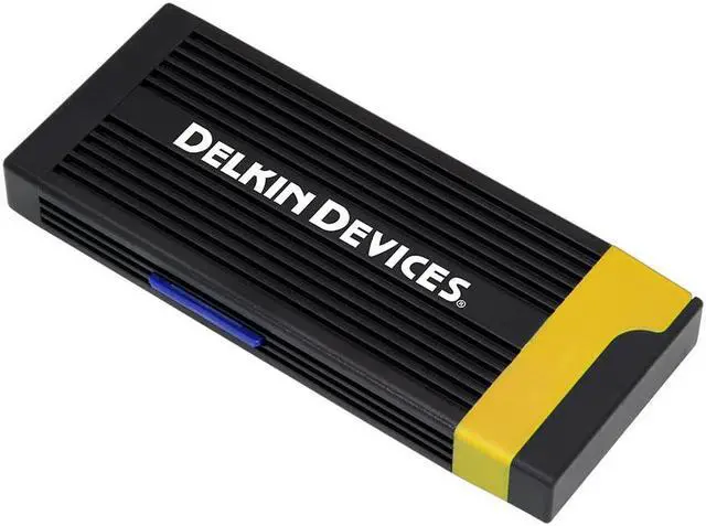 Alt view image 2 of 3 - Delkin Devices USB 3.2 CFexpress Type A & UHS-II SD Card Reader, 10Gbps Dual-Slot for Professional Filmmakers, Photographers & Content Creators, Windows & Mac Compatible (DDREADER-58)