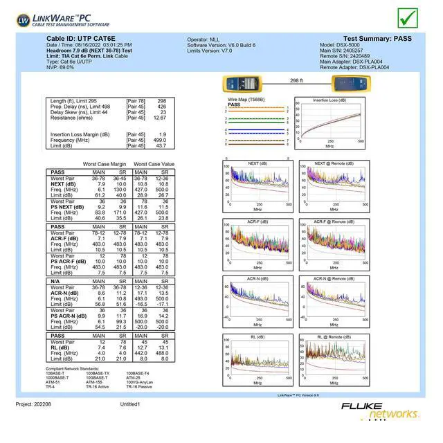 Alt view image 4 of 5 - Syston Cable Technology Cat 6E Ethernet Network Cable - 250 FT600MHz 23AWG Solid Bare Copper Wire Outdoor/Indoor, Bulk No Ends 10 Ft to 1000 Ft Available, Heat Resistant Plenum Rated - CMP