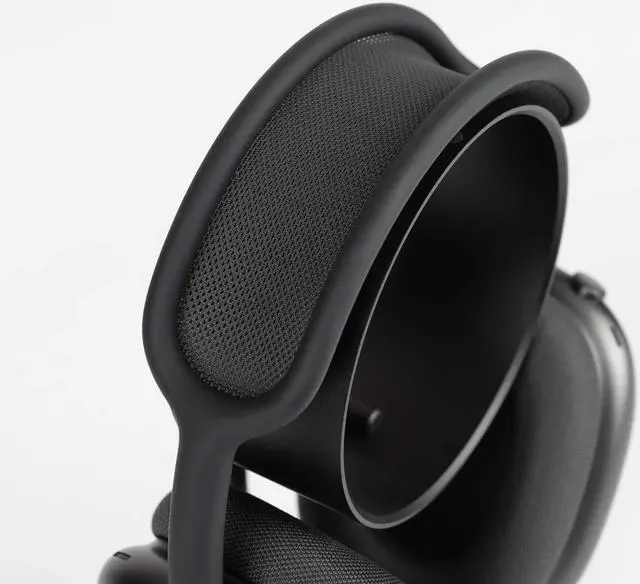 Alt view image 2 of 5 - UPPERCASE Designs Zero Infinity Support Creaseless Premium Aluminum Headphone Stand Compatible with AirPods Max and Other Premium Headphones (Black)