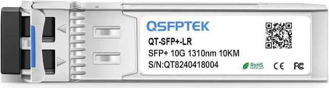 Alt view image 3 of 5 - 2Pack 10GBASE-LR SFP+ Module, 10Gbe 1310nm, 10km, DDM LC 10G SingleMode Fiber Mini-GBIC Network Transceiver for Cisco SFP-10G-LR, Ubiquiti UF-SM-10G, Mikrotik, Netgear, Qnap NAS, D-Link