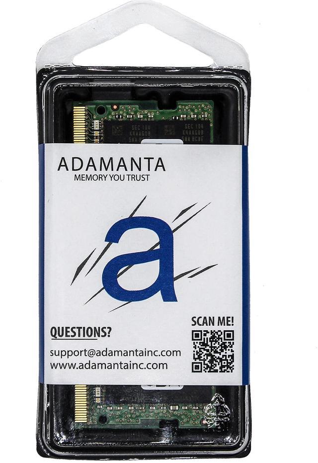 Alt view image 2 of 2 - Adamanta 32GB (1x32GB) DDR4 2666MHz (2933MHz or 3200MHz) PC4-21300 SODIMM 2Rx8 CL19 1.2v Non-ECC Unbuffered Notebook Laptop RAM Memory Upgrade