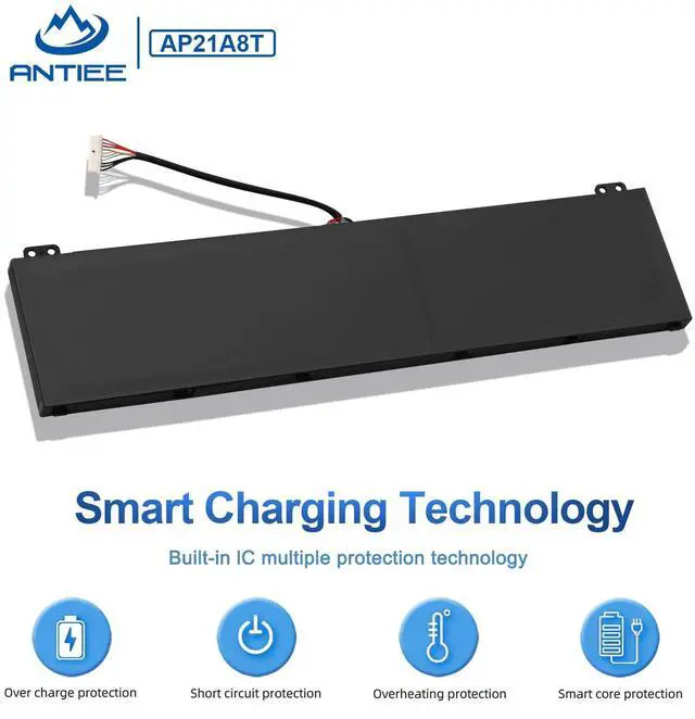 Alt view image 5 of 5 - AP21A8T Laptop Battery for Acer Predator Helios 300 PH317-56-78LY PH317-56-78SM PH315-55-72EA PH315-55-770K PH315-55-965Z PH315-55-78L7 PH315-55-796N Nitro 5 AN517-55-78KU 713K Series AP21A5T AP21A7T