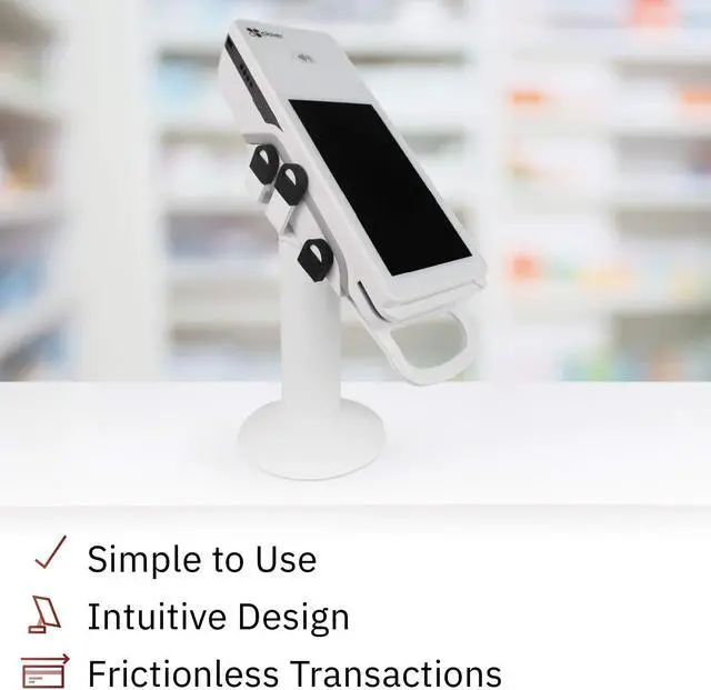 Alt view image 5 of 5 - Discount Credit Card Supply DCCStands Swivel and Tilt Clover Flex Terminal Stand, Screw-in and Adhesive