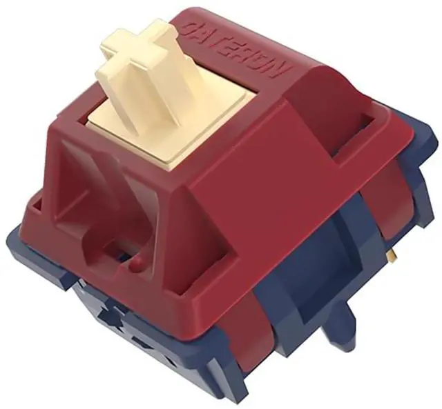 Main image of GUYEKS Gateron Quinn Keyboard Switches, 5-Pin Linear Switches, Factory Pre-lubed,59gf Switches Keyboards,Compatible with RGB LED, Suitable for MX Mechanical Keyboards (36PCS)