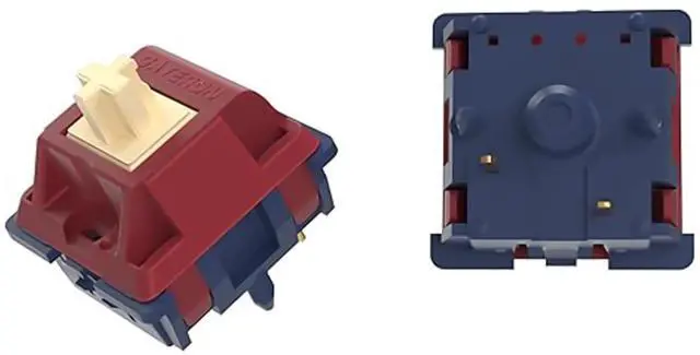 Alt view image 3 of 5 - GUYEKS Gateron Quinn Keyboard Switches, 5-Pin Linear Switches, Factory Pre-lubed,59gf Switches Keyboards,Compatible with RGB LED, Suitable for MX Mechanical Keyboards (36PCS)