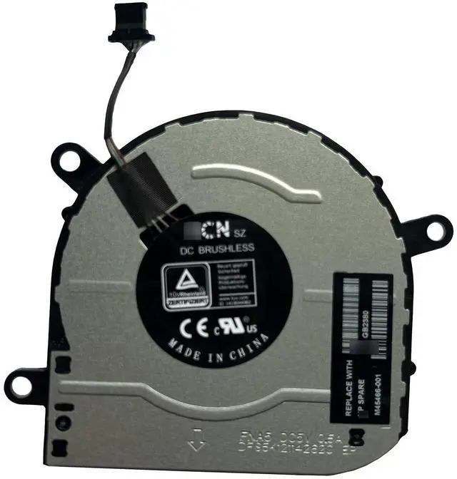 Alt view image 4 of 5 - SYW·pcparts M45465-001 M45466-001 Cooling Fan Replacement for HP Envy X360 15 (TPN-149, TPN-150) - Gpu CPU Cooling Fan Set