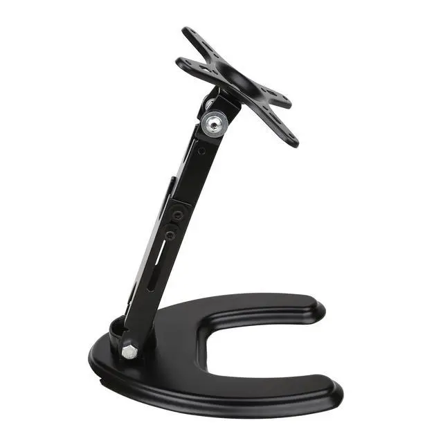 Alt view image 4 of 5 - Wearson U-Shape 10" to 27"inch 180 Degree Adjustable LCD Monitor Stand Mount Folding VESA Monitor Stand All-Metal-Body With VESA Hole 75x75mm 100x100mm