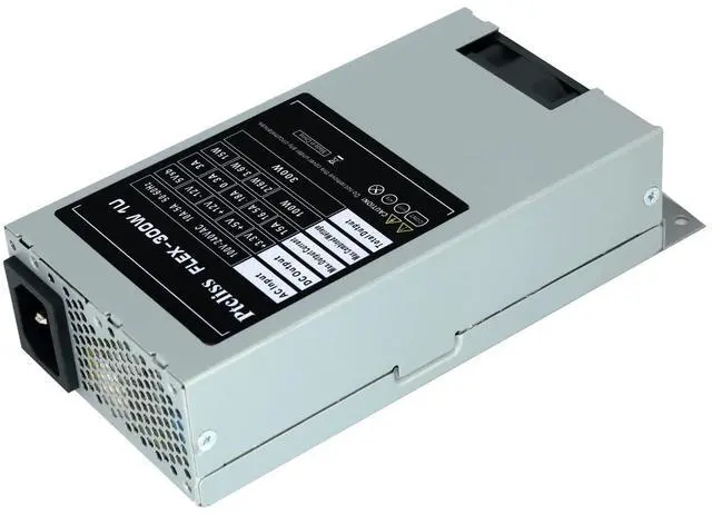 Main image of Ptcliss 300 watts 1U Flex ATX Power Supply with Fixed Cables with 6Pin PCIe Connector,flex-300w