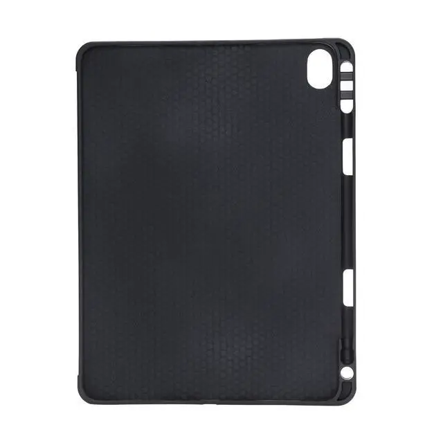Alt view image 3 of 5 - Venito Lecce Leather Wallet Case Compatible with iPad Pro 11, 2018 - Flex Handle Tablet Wallet - Rustic Black