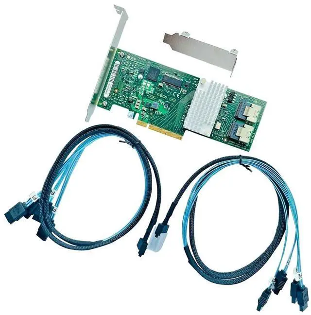 Main image of LSI 9211-8I RAID Controller Card FW:P20 IT Mode ZFS FreeNAS unRAID SAS PCI E RAID Expander + 2* SFF8087 SATA Cable