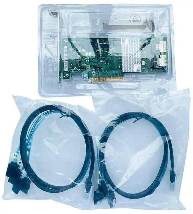 Alt view image 2 of 4 - LSI 9211-8I RAID Controller Card FW:P20 IT Mode ZFS FreeNAS unRAID SAS PCI E RAID Expander + 2* SFF8087 SATA Cable