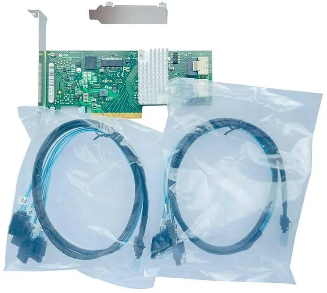 Alt view image 3 of 4 - LSI 9211-8I RAID Controller Card FW:P20 IT Mode ZFS FreeNAS unRAID SAS PCI E RAID Expander + 2* SFF8087 SATA Cable
