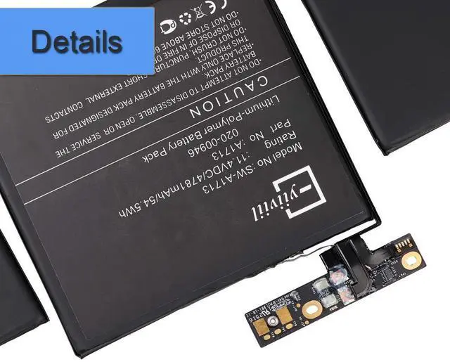 Alt view image 3 of 4 - E-YIIVIIL New Replacement Battery Compatible with Apple MacBook Pro 13'' A1708 MLL42CH/A MLUQ2CH/A Late 2016 Mid 2017 Version A1713 Internal Battery + Tools