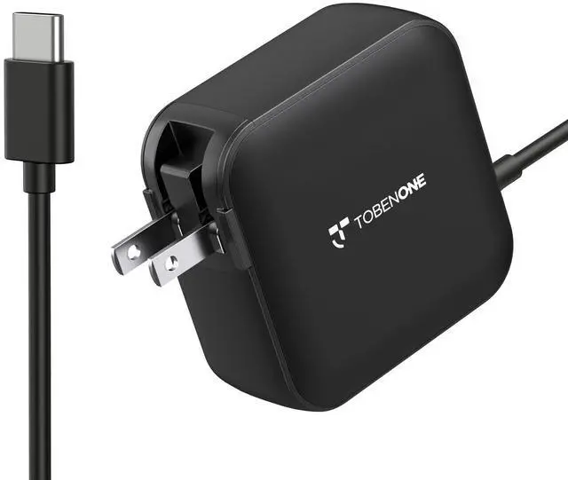 Main image of 100W USB C Laptop Charger, Universal GaN III Power Supply Adapter, Replacement Foldable Fast Charger PD3.0 for MacBook Pro/Air, HP, Lenovo, Asus, Steam Deck, and All Type C Devices (5ft Cable)