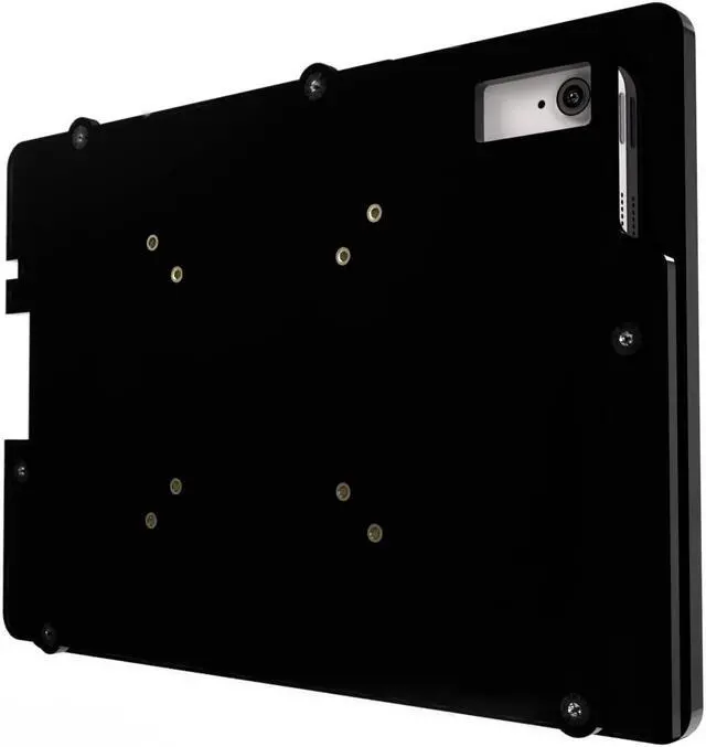 Alt view image 4 of 5 - TABcare Anti-Theft Acrylic VESA Enclosure Made for Apple iPad 10 10.9" 2022, iPad 11 11" 2025 with Low Profile Wall Mount Kit & 90-Degree Angle USB C Charge Cable (Black)