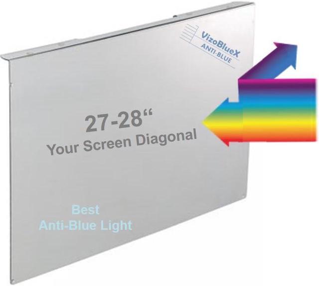 Main image of VizoBlueX 27-28 inch Anti-Blue Light Filter for Computer Monitor. Blue Light Monitor Screen Protector panel (24.8"x14.6") Fits LCD TV PC Mac Monitors