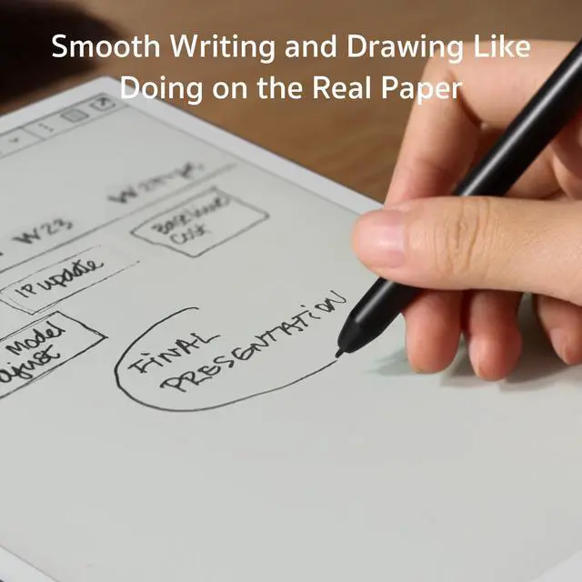 Alt view image 4 of 5 - Android E-Ink ePaper Tablet, Paperwhite eBook Reader Digital Notebook for Note Taking, Drawing Paper White Graphics Notepad with Stylus and Case, Cloud Sync and Screen Casting - Model Mini 9.7" Silver