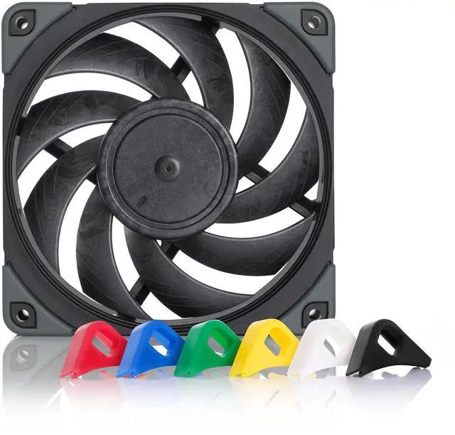 Alt view image 2 of 5 - Noctua 480mm AIO Upgrade Bundle (4X NF-A12x25 PWM chromax.Black.swap 120mm Fans Plus 1x NT-H2 Thermal Paste)