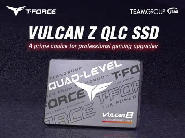Alt view image 4 of 4 - TEAMGROUP T-Force Vulcan Z 2TB SLC Cache 3D NAND QLC 2.5 Inch SATA III Internal Solid State Drive SSD (R/W Speed up to 550/470 MB/s) T253TY002T0C101