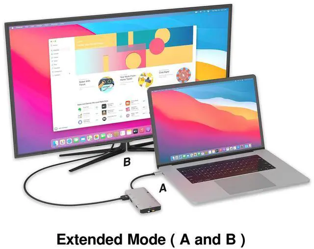 Alt view image 4 of 5 - EZQuest USB C Hub Docking Station 8 in 1 with 4K HDMI, 1 Gbit Ethernet, 3 USB A 3.0 Ports, 1 USB-C PD/Data, SD/Micro SD for Work and Travel, Compatible with MacBook/Dell/HP/Lenovo/Laptops