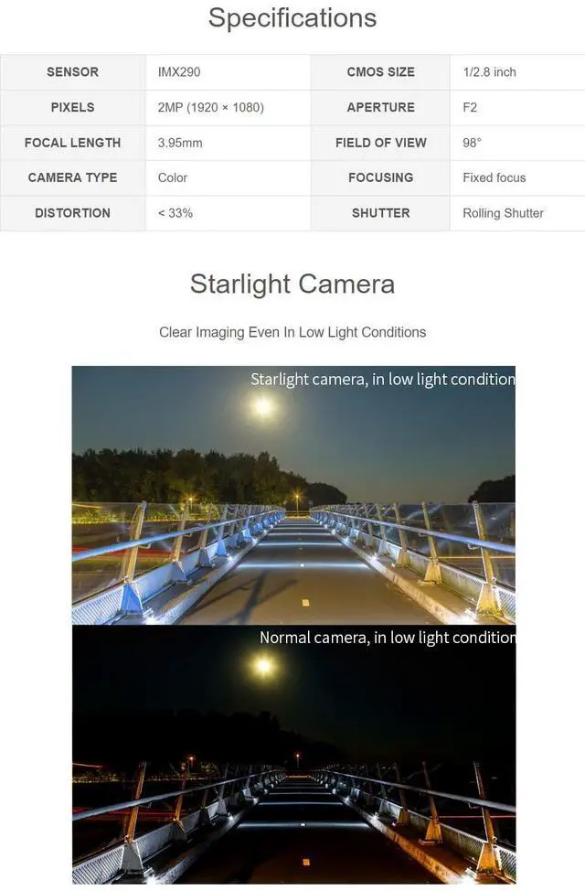 Alt view image 4 of 5 - Waveshare IMX290-83 IR-Cut Camera Module Compatible with Raspberry Pi Embedded IR-Cut Supports Night Vision Supports All Revisions of The Pi 5 Megapixel OV5647 Sensor