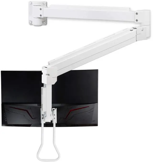 Main image of AVLT Medical Grade 17.6 lbs Monitor Wall Mount - Mounts Ultrawide Monitor on 74" Long Extension Full Motion Height Adjustable Arm - for Healthcare and Maintenance Area
