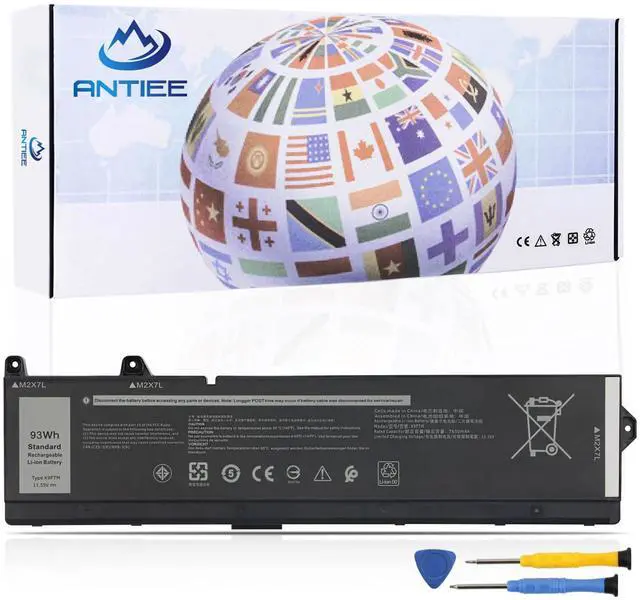 Main image of 93Wh X9FTM Laptop Battery for Dell Precision 7670 7680 7770 7780 Mobile Workstation Series P114F P114F001 P114F002 P115F P115F001 P115F002 5JMD8 965V4 05JMD8 0965V4 0X9FTM 11.55V 6-Cell Battery