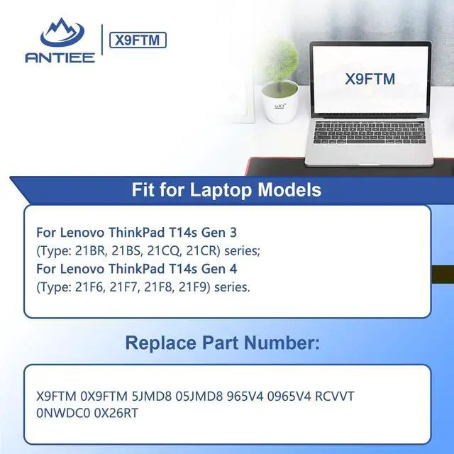 Alt view image 3 of 5 - 93Wh X9FTM Laptop Battery for Dell Precision 7670 7680 7770 7780 Mobile Workstation Series P114F P114F001 P114F002 P115F P115F001 P115F002 5JMD8 965V4 05JMD8 0965V4 0X9FTM 11.55V 6-Cell Battery