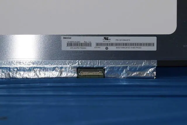 Alt view image 3 of 5 - FULLCOM New LCD Replacement Screen 14.0 Inch N140HCA-EAE FHD 1920x1080 IPS 30 Pin Matte for Lenovo 5D10W87246 for Laptop/Display/Screen/LCD Application