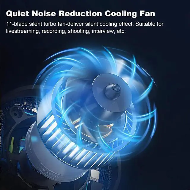 Alt view image 5 of 5 - Mcoplus Quiet Semiconductor Radiator Camera Heatsink Cooler Fan for Sony for Cano for Fuji for Nikon, Camera Cooling Fan for A7M4 ZVE1 A6700 A7C2 ZV E10 ZV1 for XT4 for R6 R7