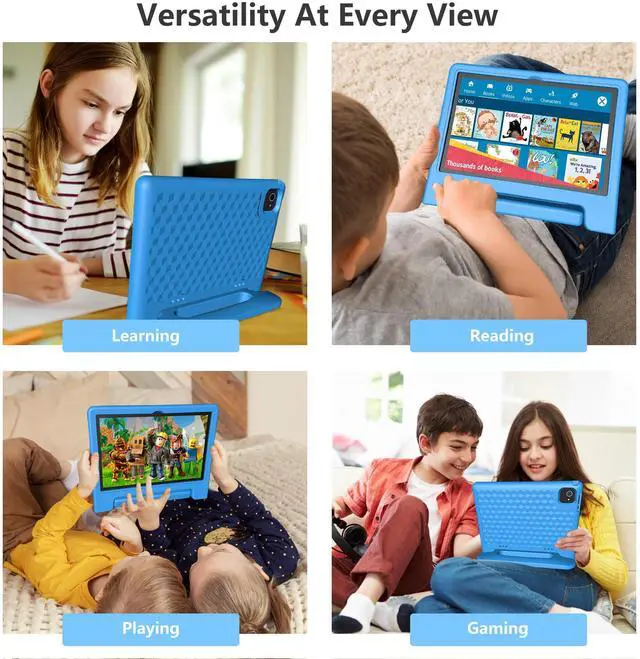 Alt view image 5 of 5 - NOBKLEN Upgraded Kids Learning Tablet - Octa-core Processor, 10.1" HD Display, Preloaded Educational Apps, Parental Controls, Kid-Proof Case, and Long Battery Life
