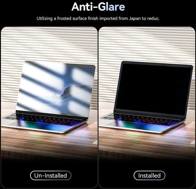 Alt view image 5 of 5 - Magnetic 16 Inch Laptop Privacy Screen for 16:10 Computer Monitor, Removable Anti Glare Blue Light Filter Protector, 16 in Privacy Shield Compatible with Lenovo Hp Dell Acer Asus Thinkpad Envy Xps