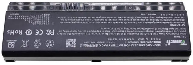 Alt view image 2 of 5 - Tanch NH50BAT-4 6-87-NH50S-41C00 6-87-NH50S-42D01 6-87-NH50S-41C01 6-87-NH5ES-41D00 Laptop Battery for Hasee G8-CT7NK G7M-CT7NK G7-CT7VK G8-CT7NA G7-CT7NA G7-CT7NK G70R 14.4V 3275mAh 48.96W