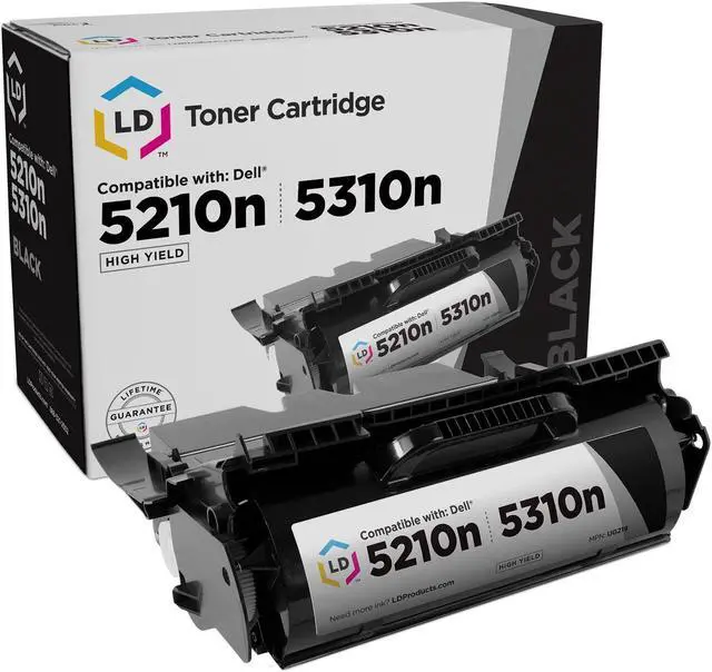 Alt view image 8 of 12 - LD © Toner to replace Dell 341-2919 (UG219) HY Toner Cartridge for your Dell 5210n and 5310n Laser printer