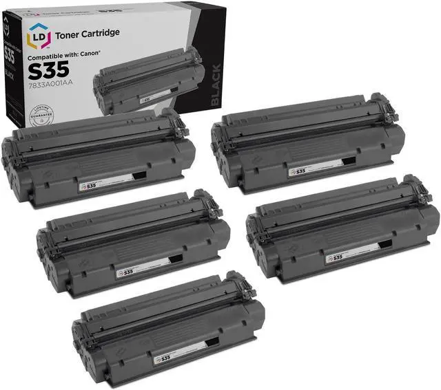 Main image of LD Products Remanufactured Toner Cartridge Replacement for Canon S35 7833A001AA (Black, 5-Pack)