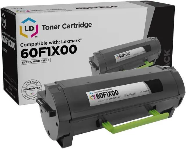 Alt view image 8 of 14 - LD Products Replacement Toner Cartridge Compatible with Lexmark 601X 60F1X00 Extra High Yield (Black)