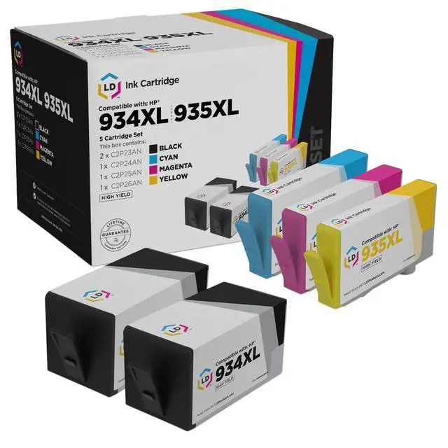 Main image of LD Products Remanufactured Replacement for HP 935XL & HP 934XL Ink Cartridges