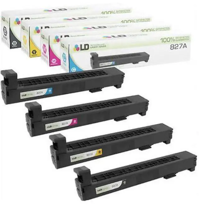 Main image of LD Remanufactured HP 827A 4PK: 1 CF300A B/1 CF301A C/1 CF302A Y/1 CF303A M